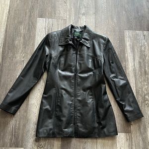 Woman’s Black Sleek Danier Leather Jacket